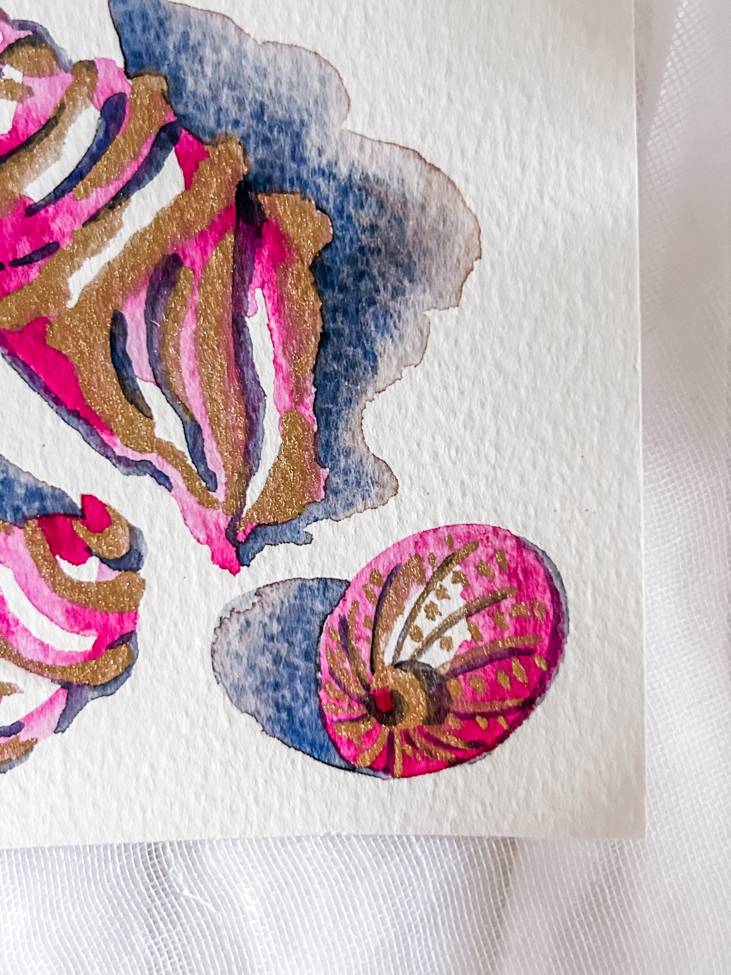 Shell Study in Magenta